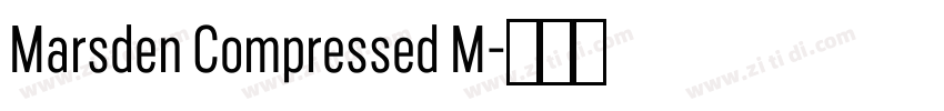 Marsden Compressed M字体转换